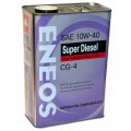 ENEOS Super Diesel CG-4 10W-40 API CG-4 полусинтетическое 4 л