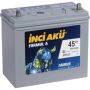 Автомобильный аккумулятор Inci Aku Formul A Asia NS60 045 040 030 45А/ч-12V ст EN400 японские прямая 238x129x224