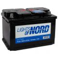 Lights of NORD 6СТ 75А/ч-12V ст EN600 европейские обратная - 278x175x190