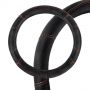 Оплетка на руль SkyWay S01102080 XL 42—43 см кожа черный